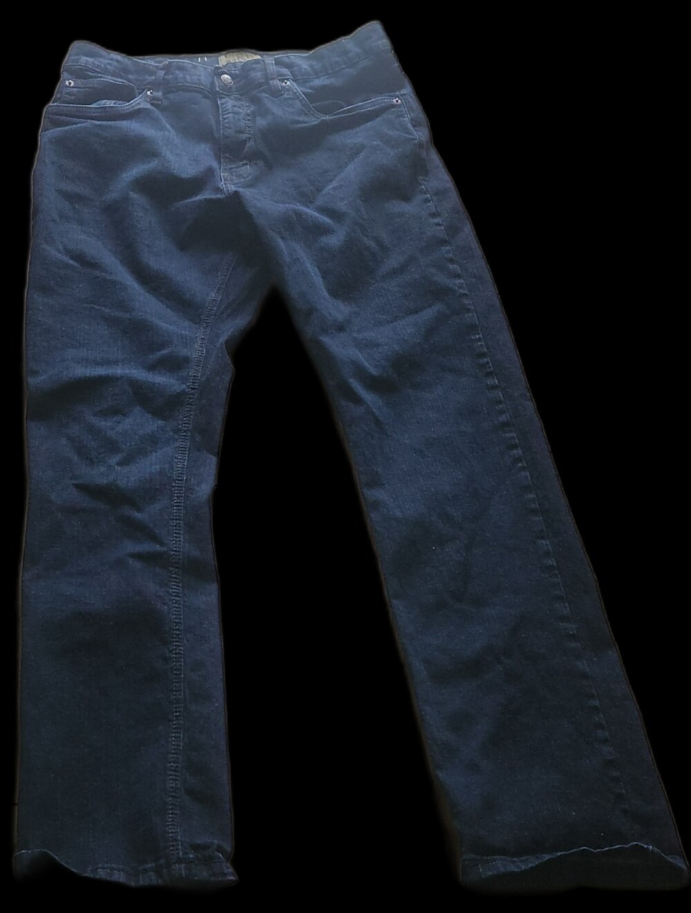 #MC27 Men's Straight Jeans - Dark Blue